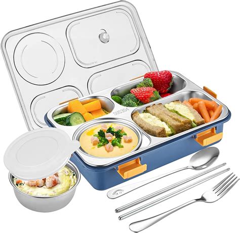 kids stainless steel leak-resistant lunch box|insulated stainless steel lunch containers.